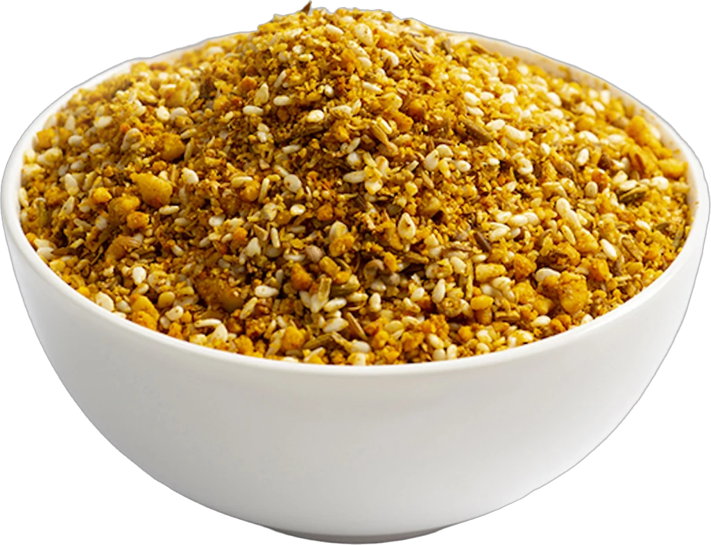 Spicy Dukkah in a bowl